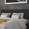 Flash Furniture Bristol Metal Tufted Upholstered King Size Headboard in Black Fabric HG-HB1725-K-BK-GG - alternate 1